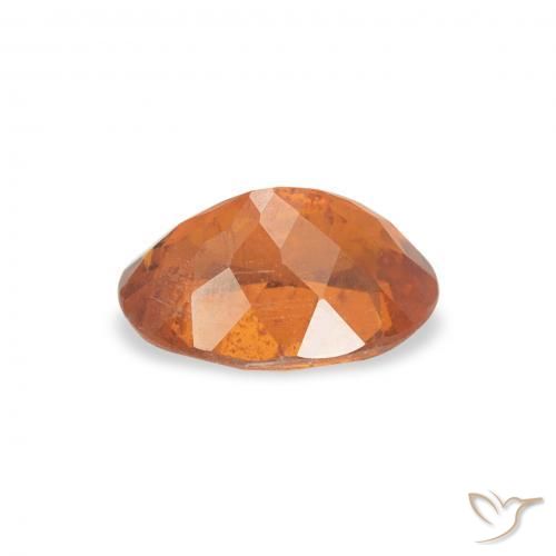 Clinohumita Laranja Profundo Natural 0.89ct, oval, SI