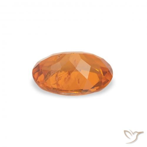 Clinohumita Laranja Médio Natural 0.70ct, oval, SI