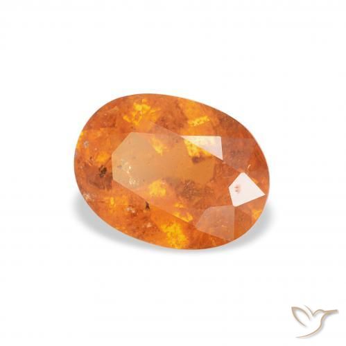 Clinohumita Laranja Médio Natural 1.17ct, oval, SI