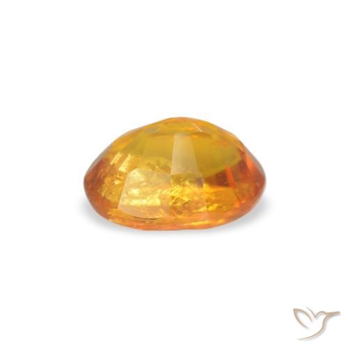 Clinohumita Laranja Médio Natural 0.66ct, oval, SI