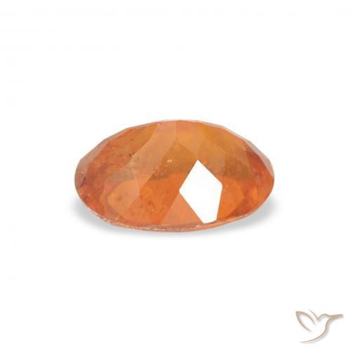 Clinohumita Laranja Profundo Natural 0.87ct, oval, SI