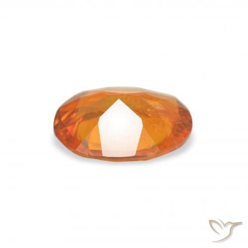 Clinohumita âmbar laranja Natural 1.04ct, oval, SI