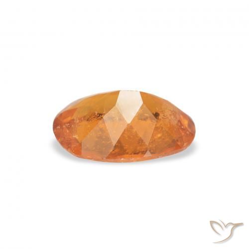 Clinohumita Laranja brilhante Natural 1.24ct, oval, SI