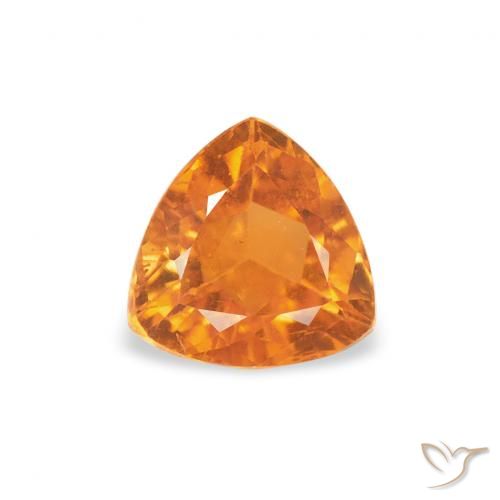 0.50ct Natural Laranja Médio Clinohumita, Trilhão, SI