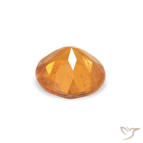Clinohumita Laranja Médio Natural 0.87ct, Redondo, SI