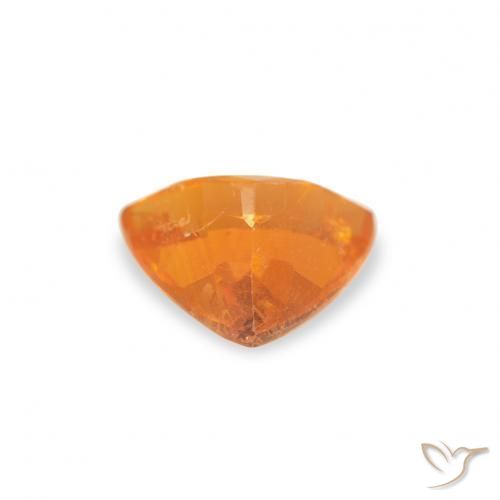 Clinohumita Damasco Laranja Quente Natural 0.61ct, Trilhão, SI