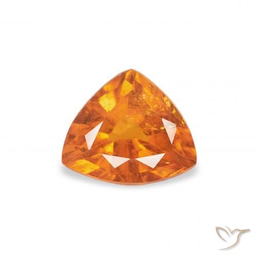 0.91ct Natural Laranja Médio Clinohumita, Trilhão, SI