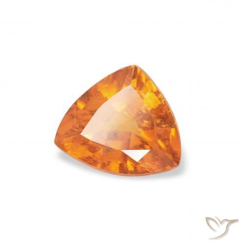 Clinohumita Laranja Médio Natural 0.91ct, Trilhão, SI