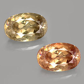 Diasporo de mudança de cor  natural 5,51ct, corte oval, SI