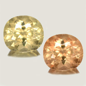 Diasporo de mudança de cor  natural 4,74ct, corte oval, VS-SI