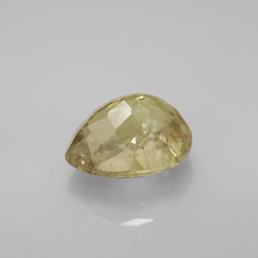 Diasporo de mudança de cor  natural 3,69ct, formato de pêra, SI