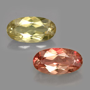 Diasporo de mudança de cor  natural 2,20ct, corte oval, VS-SI