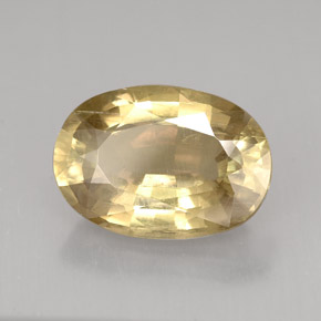 Diasporo de mudança de cor  natural 6,44ct, corte oval, SI