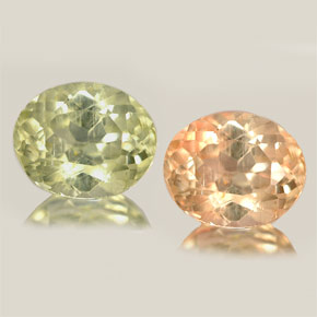 Diasporo de mudança de cor  natural 0,99ct, corte oval, VS