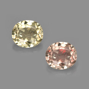 Diasporo de mudança de cor  natural 0,75ct, corte oval, VS