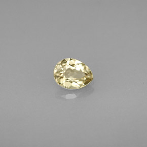 Diasporo de mudança de cor  natural 0,58ct, formato de pêra, VS