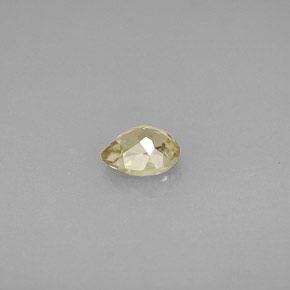 Diasporo de mudança de cor  natural 0,58ct, formato de pêra, VS