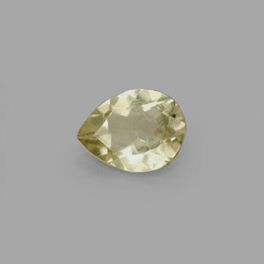 Diasporo de mudança de cor  natural 0,51ct, formato de pêra, VS