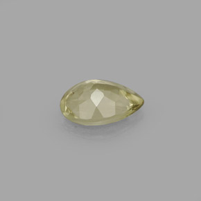 Diasporo de mudança de cor  natural 0,51ct, formato de pêra, VS