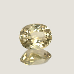 Diasporo de mudança de cor  natural 0,83ct, corte oval, VVS-VS