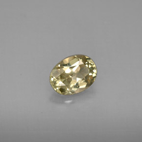 Diasporo de mudança de cor  natural 0,84ct, corte oval, VVS-VS