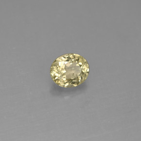 Diasporo de mudança de cor  natural 0,69ct, corte oval, VS