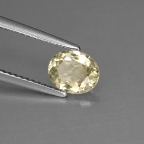 Diasporo de mudança de cor  natural 1,03ct, corte oval, VS