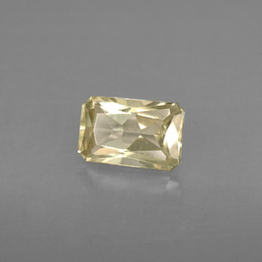 Diasporo de mudança de cor  natural 0,96ct, corte esmeralda, VS