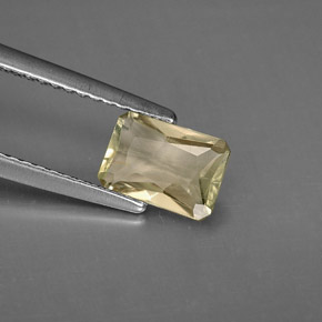 Diasporo de mudança de cor  natural 1,00ct, corte esmeralda, VS