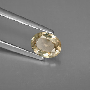 Diasporo de mudança de cor  natural 0,74ct, corte oval, VVS-VS