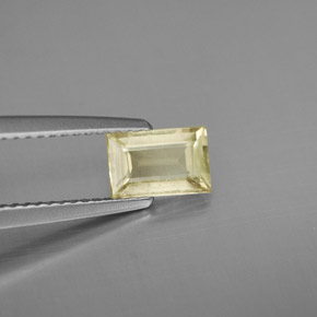 Diasporo de mudança de cor  natural 0,86ct, baguete, VS-SI