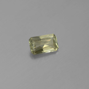 Diasporo de mudança de cor  natural 0,78ct, corte esmeralda, VS