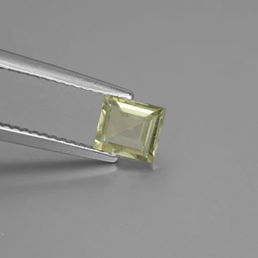 Diasporo de mudança de cor  natural 0,71ct, quadrado, VS