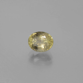 Diasporo de mudança de cor  natural 1,50ct, corte oval, VS-SI