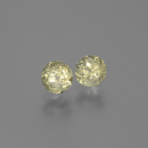 Pedras preciosas de Diásporo com mudança de cor Verde/Rosa natural de  ct, Corte Redondo, VS-SI