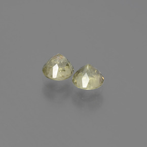 Pedras preciosas de Diásporo com mudança de cor Verde/Rosa natural de  ct, Corte Redondo, VS-SI