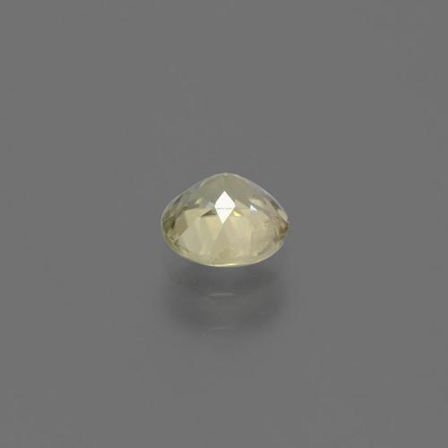 Diásporo com mudança de cor Amarelo muito claro Natural 0.63ct, Corte Redondo, VS-SI