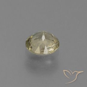 Diásporo com mudança de cor amarelo quente Natural 0.63ct, Redondo, VS-SI