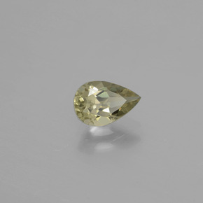 Diasporo de mudança de cor multicolorido natural 0,71ct, formato de pêra, VVS-VS