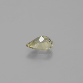 Diasporo de mudança de cor multicolorido natural 0,71ct, formato de pêra, VVS-VS