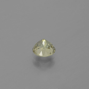 Diasporo de mudança de cor multicolorido natural 0,78ct, corte redondo, VS