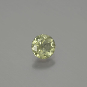 Diasporo de mudança de cor  natural 0,55ct, corte redondo, VS-SI