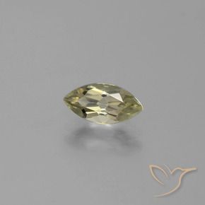 Diásporo com mudança de cor Luz amarela Natural 0.98ct, Marquesa, VS
