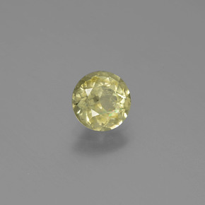 Diasporo de mudança de cor  natural 0,70ct, corte redondo, SI