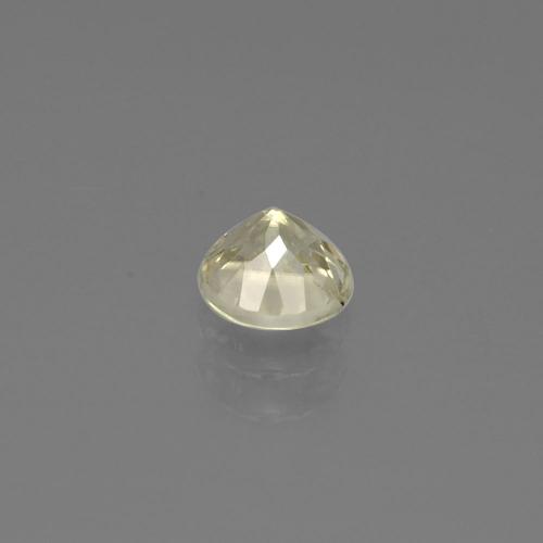 Diasporo de mudança de cor amarelo natural 0,58ct, corte redondo, VS-SI