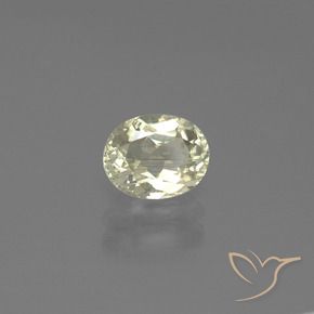 Diásporo com mudança de cor Luz amarela Natural 1.06ct, oval, VS