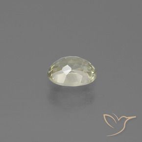 Diásporo com mudança de cor Luz amarela Natural 1.06ct, oval, VS