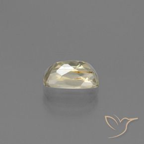 Diásporo com mudança de cor Amarelo Muito Pálido Natural 1.28ct, Almofada, VS-SI