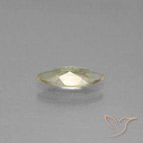 Diásporo com mudança de cor amarelo bege Natural 1.10ct, Marquesa, VS