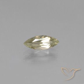 Diásporo com mudança de cor Amarelo claro Natural 0.99ct, Marquesa, VS